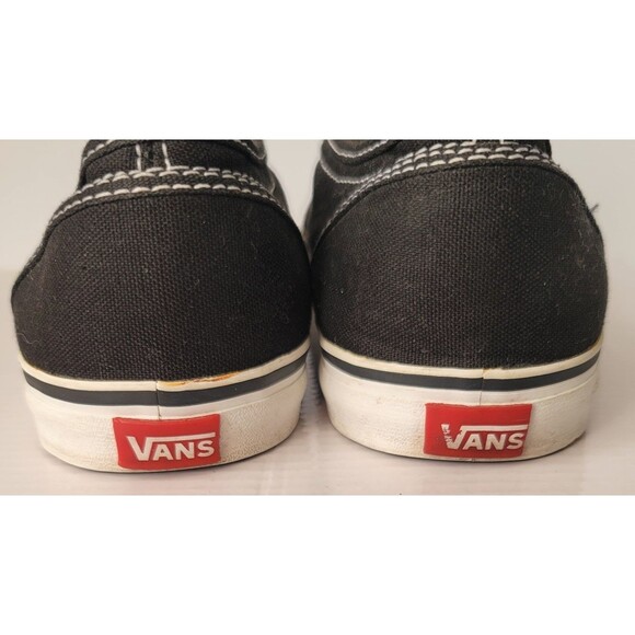 Vans Era Lo Pro Slip-on Shoes Women's Size 6 Men's 4.5 Black Fabric Canvas - Picture 9 of 10